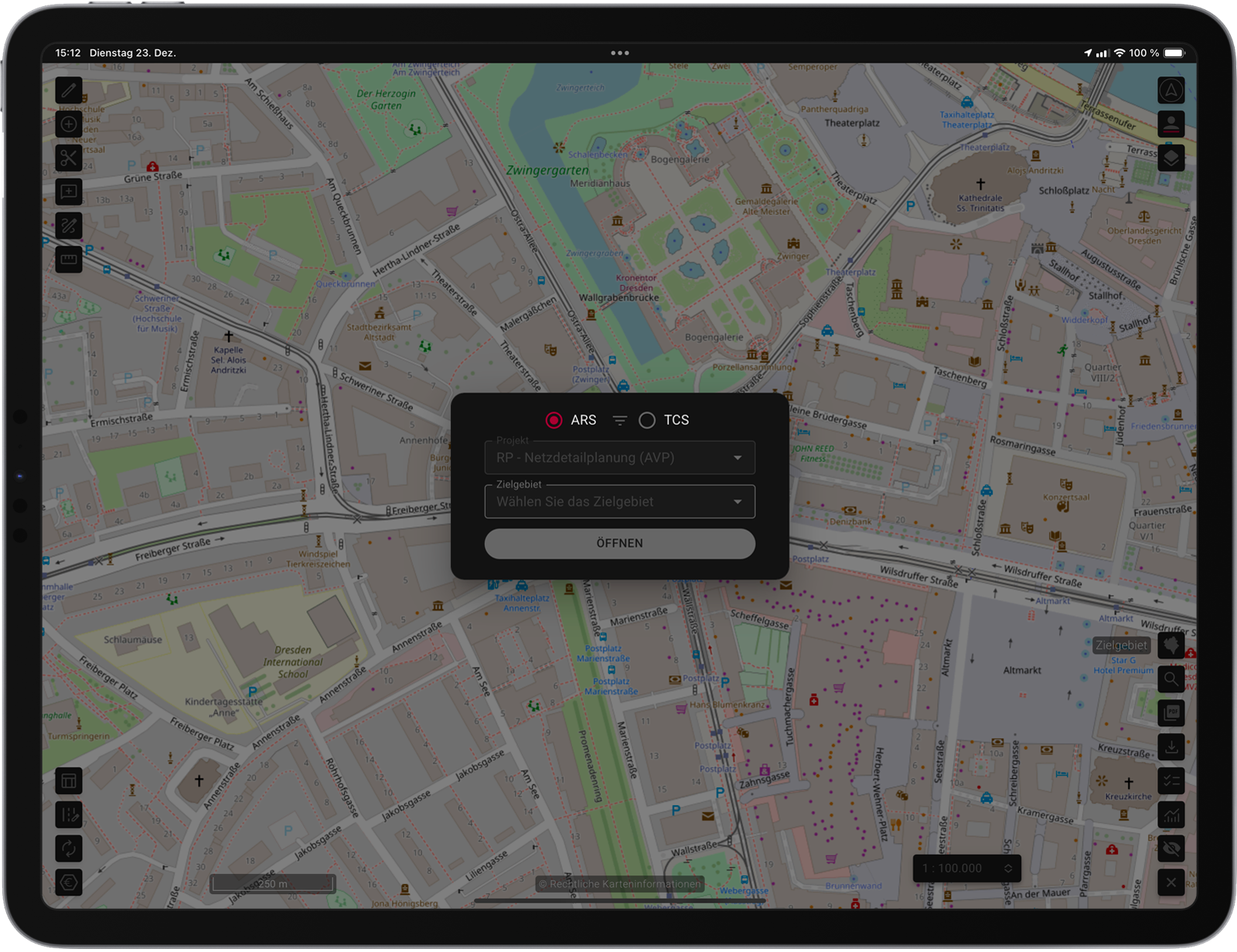 iPad WebMap